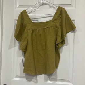 Women's Sonoma Goods For Life® Flutter Shoulder Top
MEDIUM, Olive